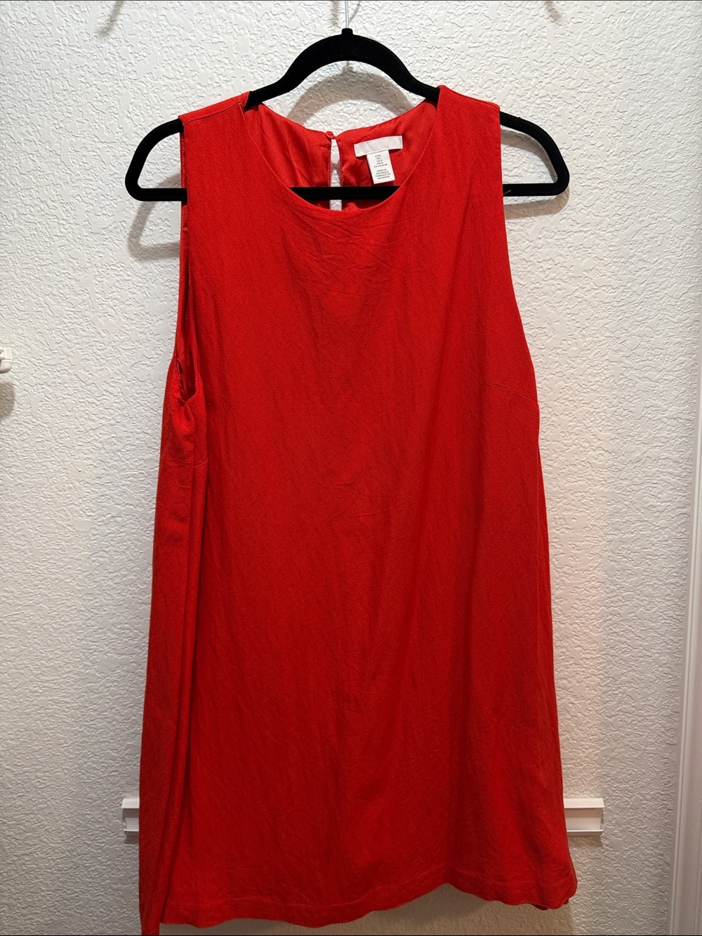 H&M Red Sleeveless Mini Dress